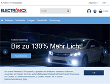 Tablet Screenshot of electronicx.de